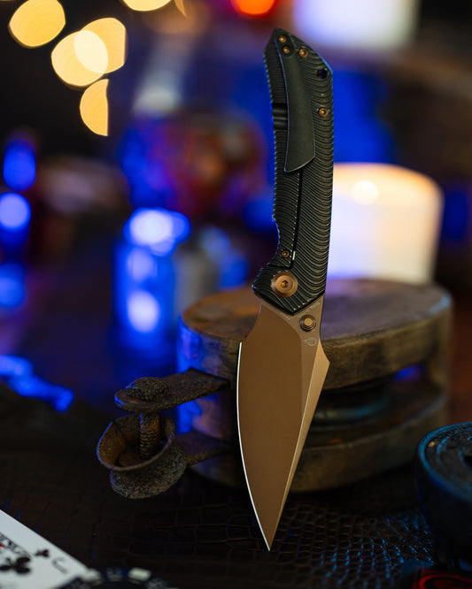 Fenrir black wash rose gold