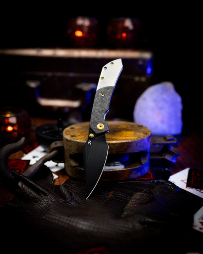 Fenrir black washed / shred carbon fiber