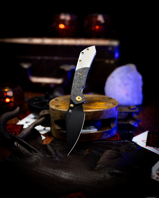 Fenrir black washed / shred carbon fiber