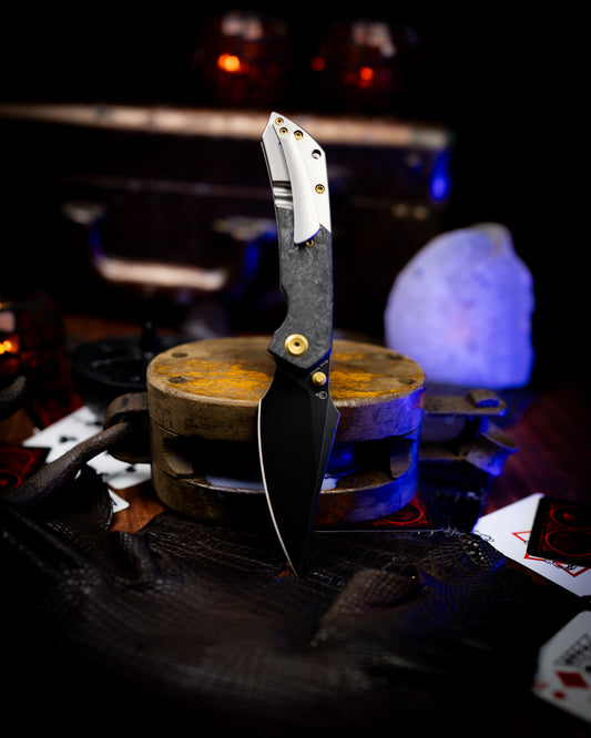 Fenrir black washed / shred carbon fiber