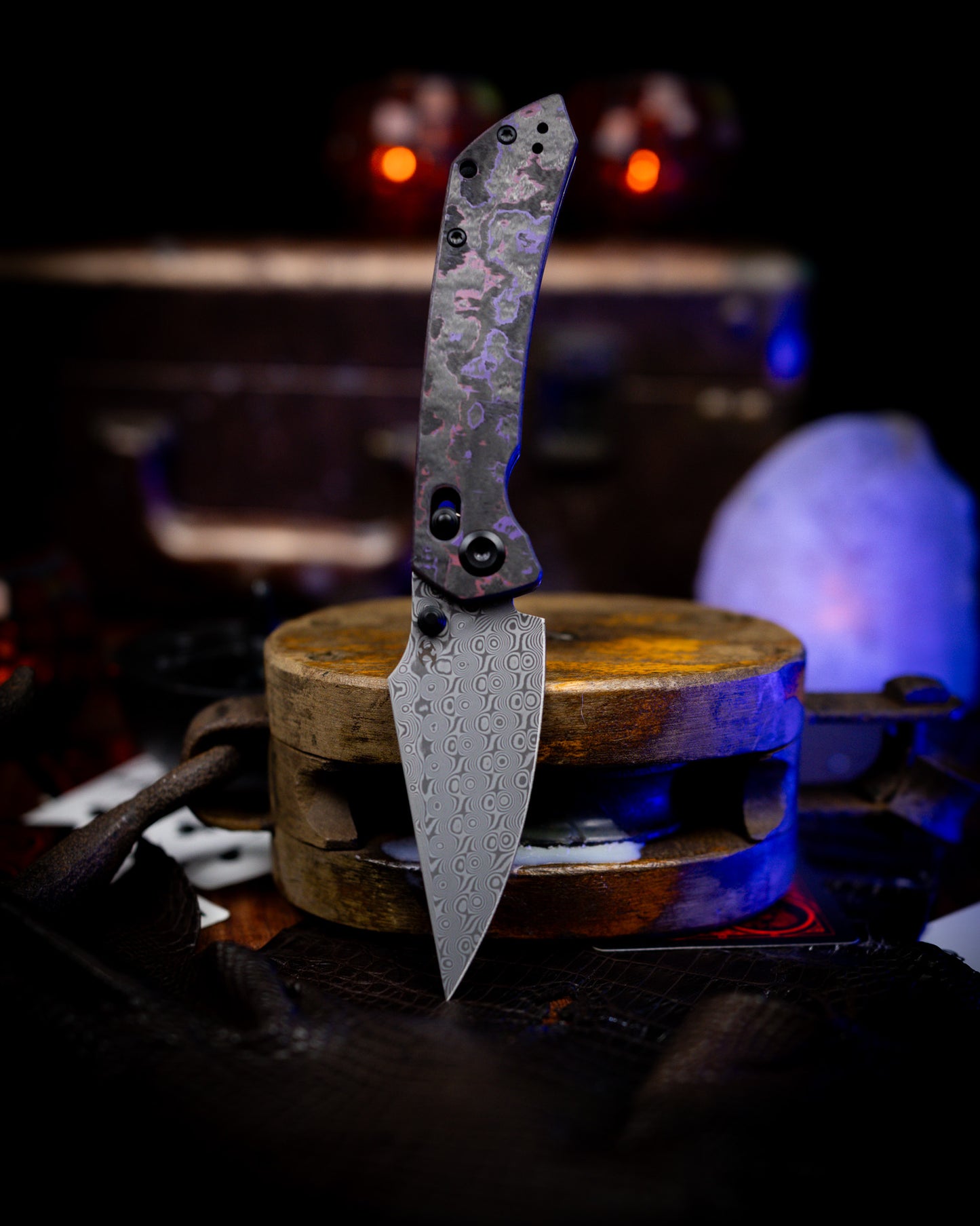 Fenrir CBL Damascus purple haze