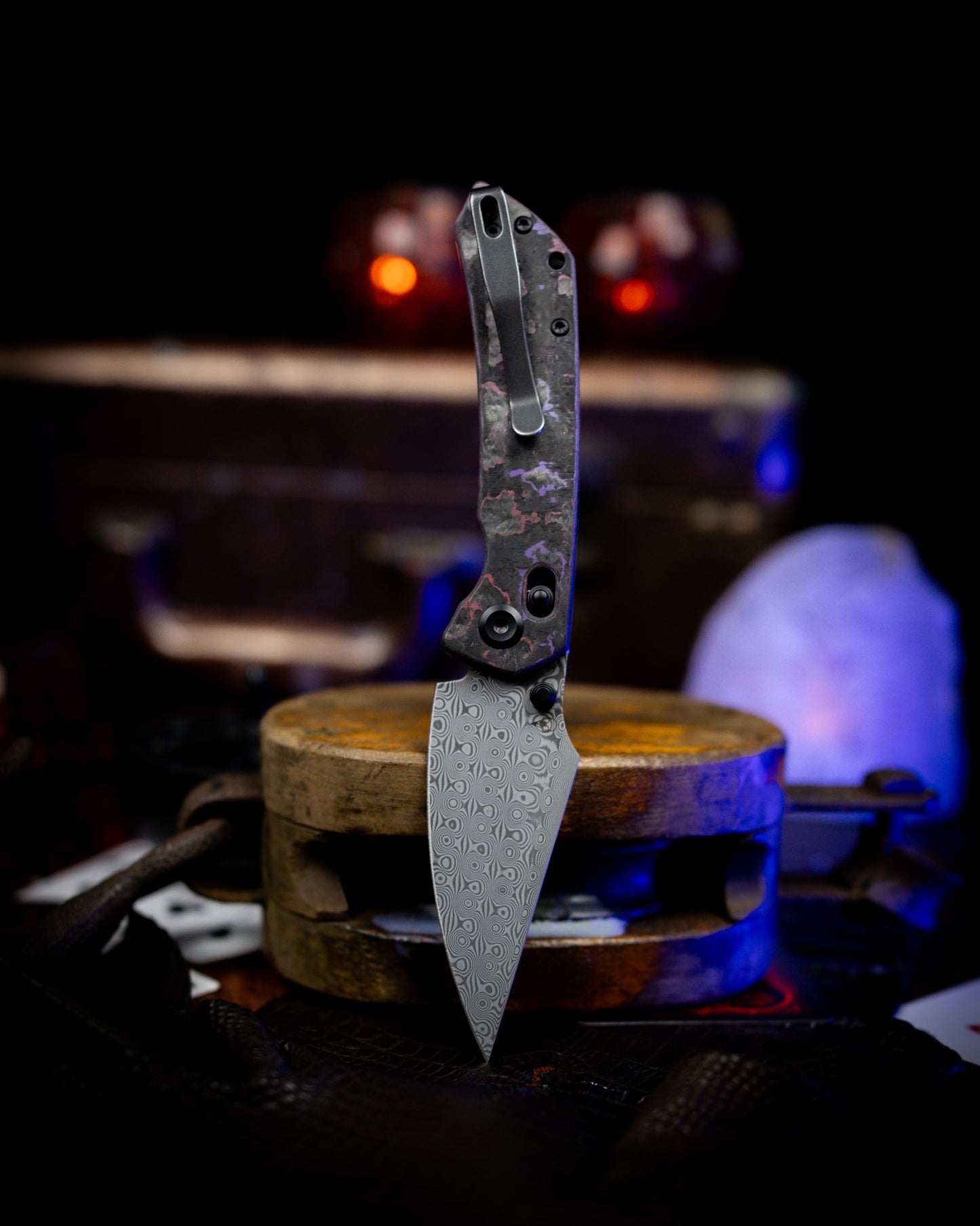 Fenrir CBL Damascus purple haze