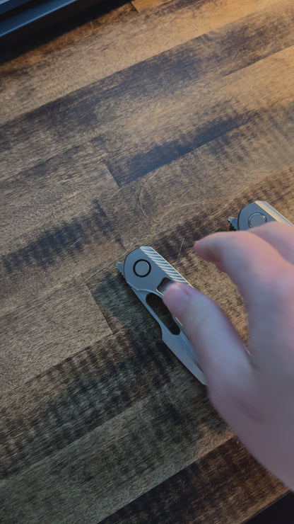 Skelly Strix - S90V/bead blast titanium